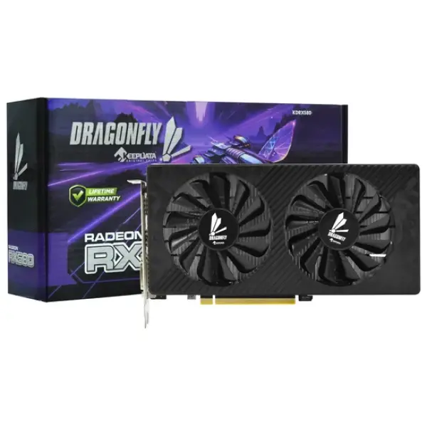 Placa de Vídeo Keepdata DragonFly Radeon RX580 16GB GDDR5 PCI-Express